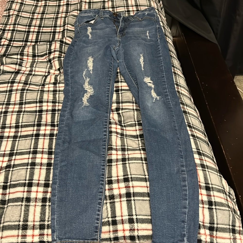 Size 5 skinny blue jeans